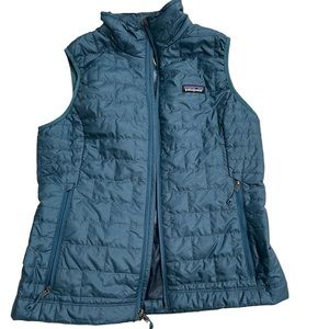 Women's Nano Puff® Vest size small - Wavy Blue.